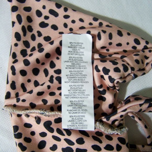 Leopard Print Swim Top - Picture 11 of 11